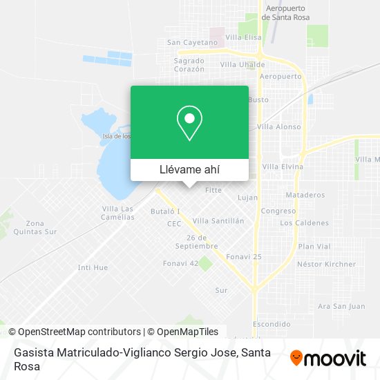 Mapa de Gasista Matriculado-Viglianco Sergio Jose