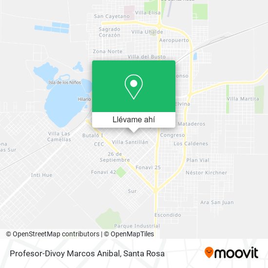 Mapa de Profesor-Divoy Marcos Anibal