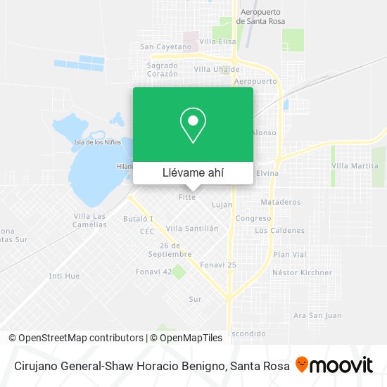 Mapa de Cirujano General-Shaw Horacio Benigno