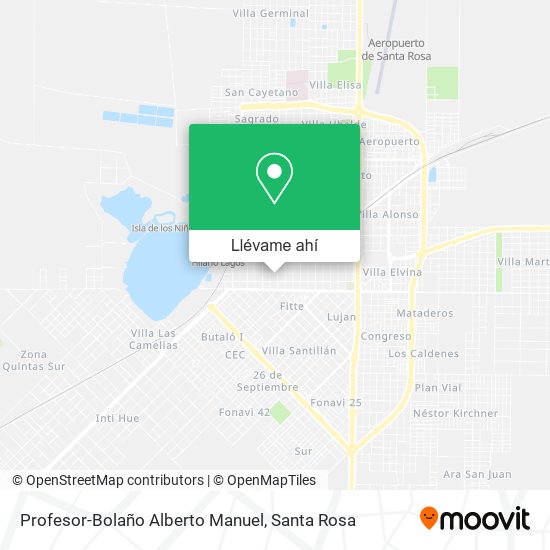 Mapa de Profesor-Bolaño Alberto Manuel