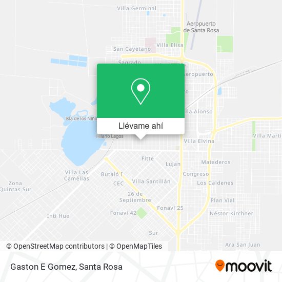 Mapa de Gaston E Gomez