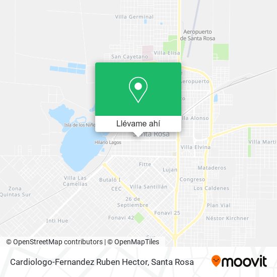 Mapa de Cardiologo-Fernandez Ruben Hector