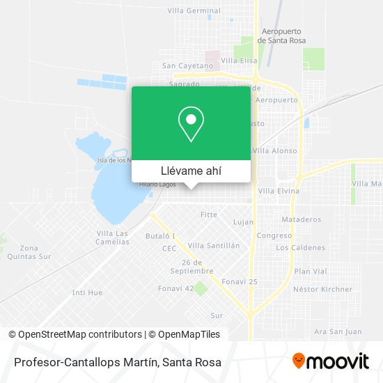 Mapa de Profesor-Cantallops Martín