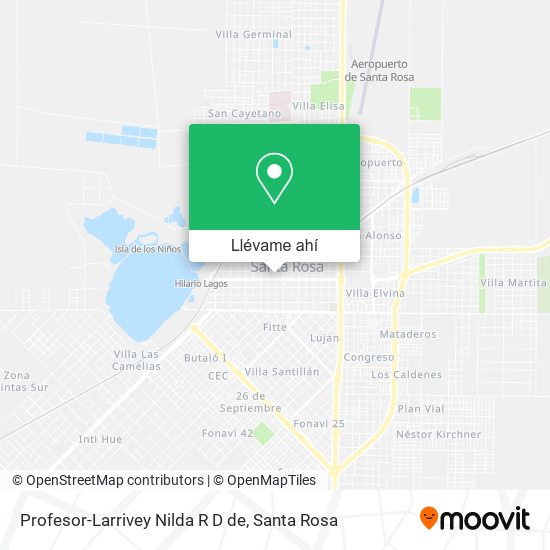 Mapa de Profesor-Larrivey Nilda R D de