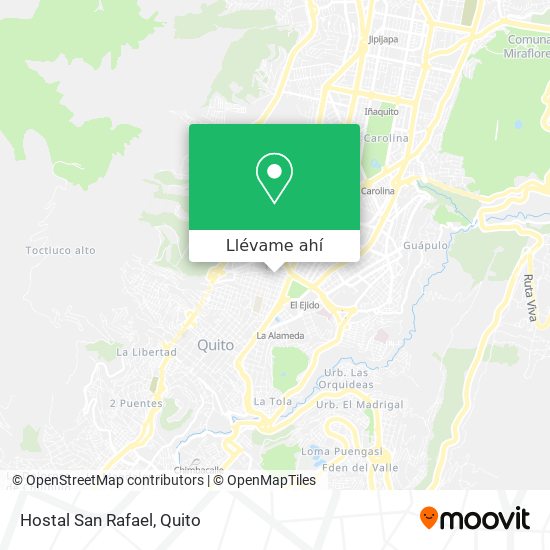 Mapa de Hostal San Rafael