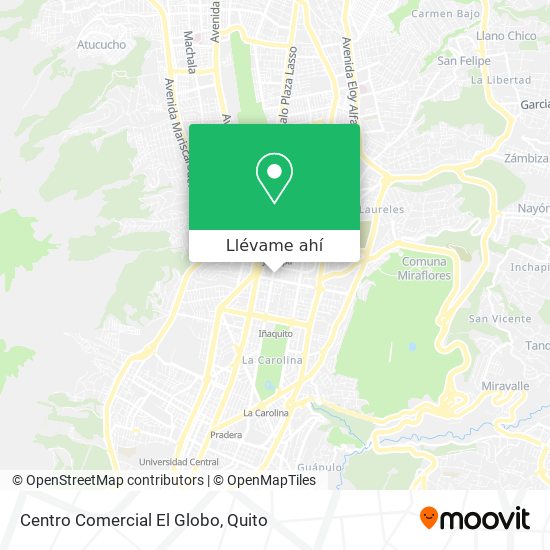 Mapa de Centro Comercial El Globo