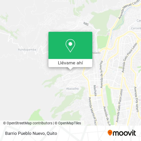 Mapa de Barrio Pueblo Nuevo