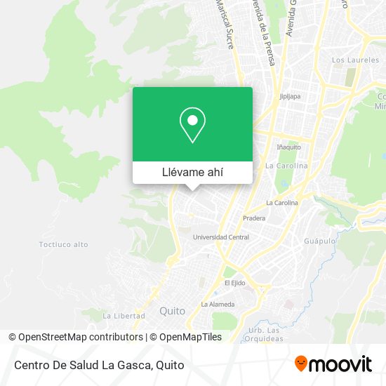 Mapa de Centro De Salud La Gasca