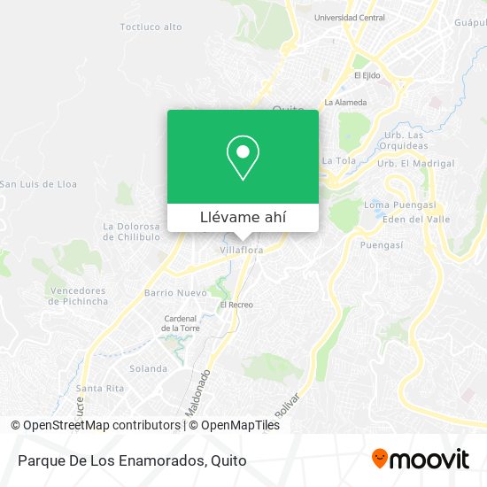 Mapa de Parque De Los Enamorados