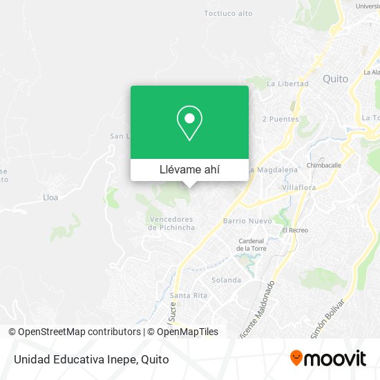 Mapa de Unidad Educativa Inepe