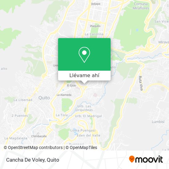 Mapa de Cancha De Voley