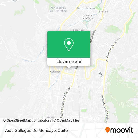 Mapa de Aida Gallegos De Moncayo