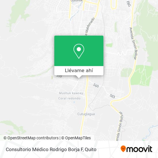 Mapa de Consultorio Médico Rodrigo Borja F