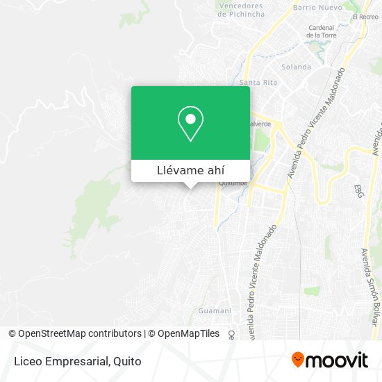 Mapa de Liceo Empresarial