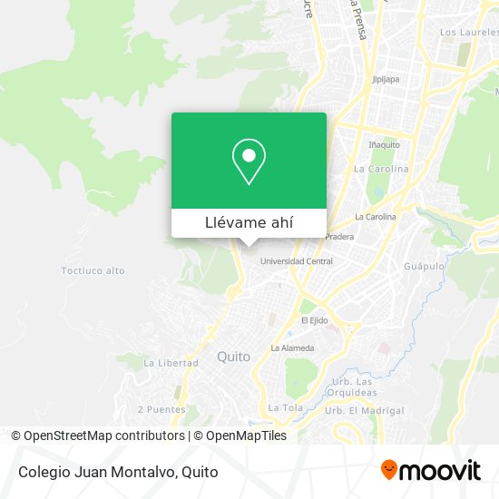 Mapa de Colegio Juan Montalvo