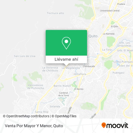 Mapa de Venta Por Mayor Y Menor