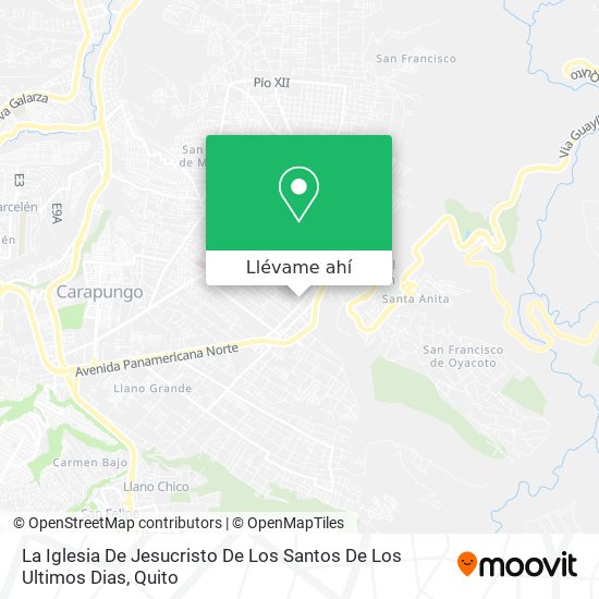 Mapa de La Iglesia De Jesucristo De Los Santos De Los Ultimos Dias