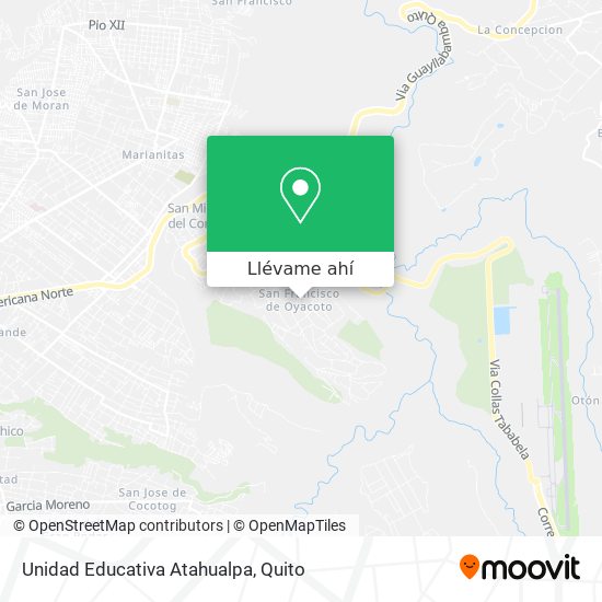 Mapa de Unidad Educativa Atahualpa