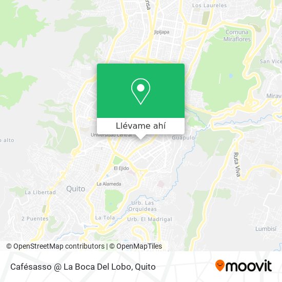 Mapa de Cafésasso @ La Boca Del Lobo