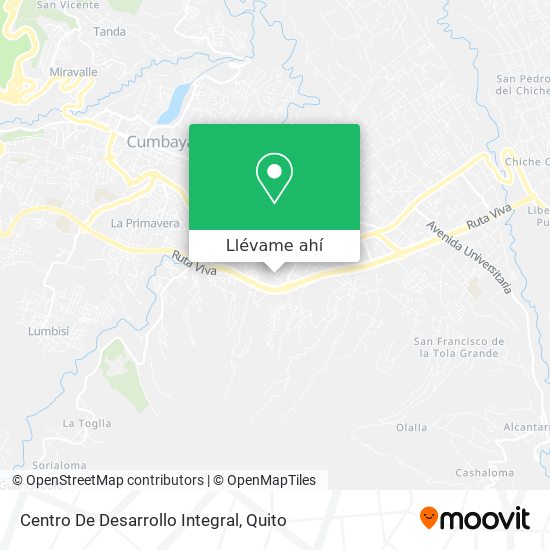 Mapa de Centro De Desarrollo Integral