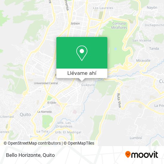 Mapa de Bello Horizonte