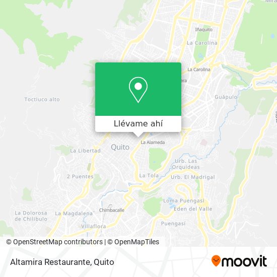 Mapa de Altamira Restaurante