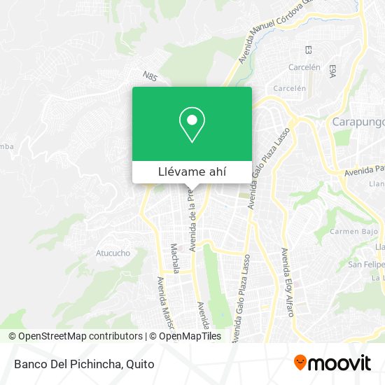 Mapa de Banco Del Pichincha