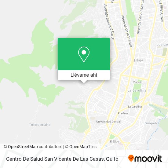 Mapa de Centro De Salud San Vicente De Las Casas