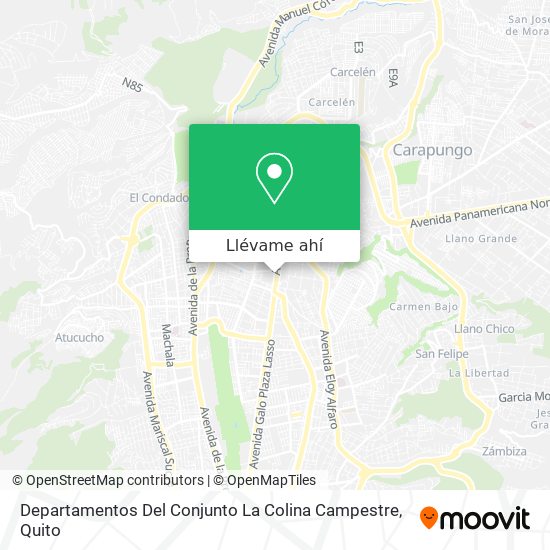 Mapa de Departamentos Del Conjunto La Colina Campestre