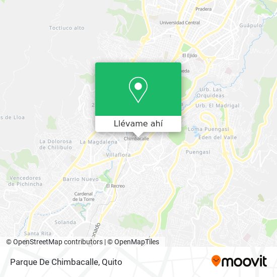 Mapa de Parque De Chimbacalle