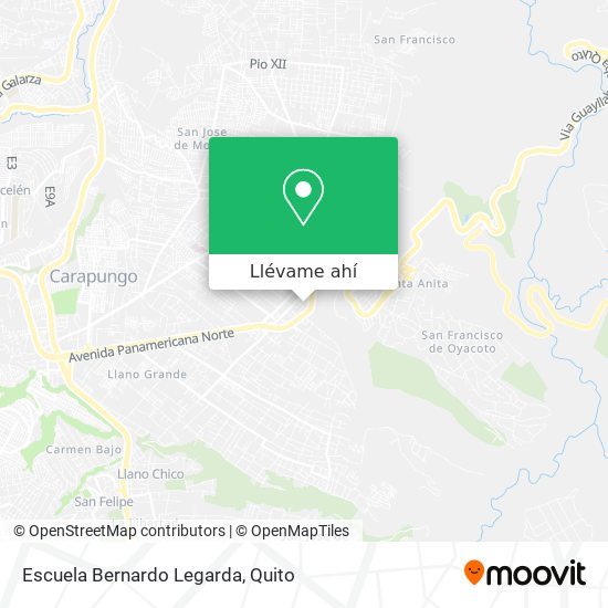 Mapa de Escuela Bernardo Legarda