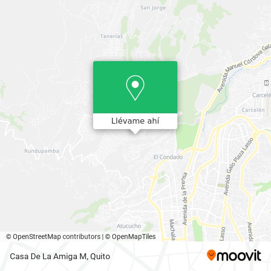 Mapa de Casa De La Amiga M