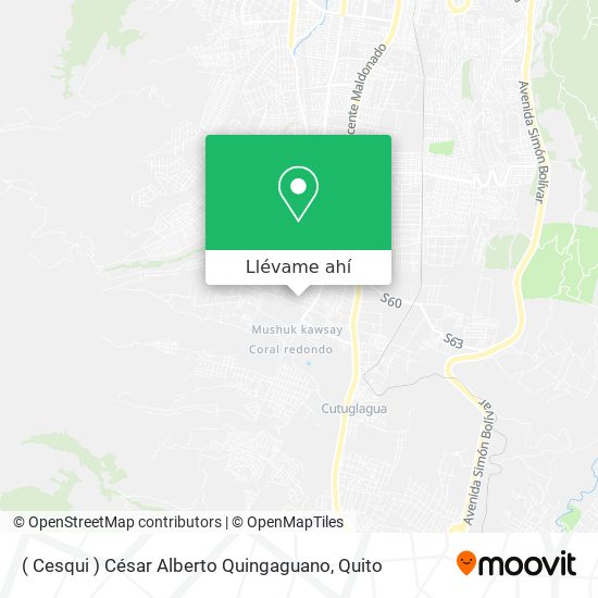 Mapa de ( Cesqui ) César Alberto Quingaguano