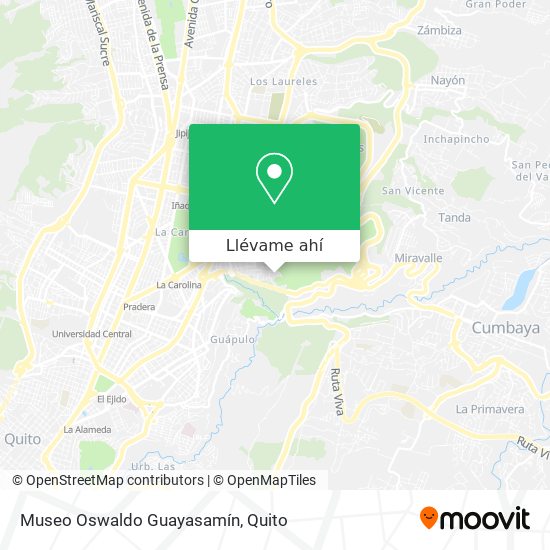 Mapa de Museo Oswaldo Guayasamín