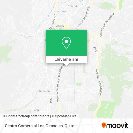 Mapa de Centro Comercial Los Girasoles