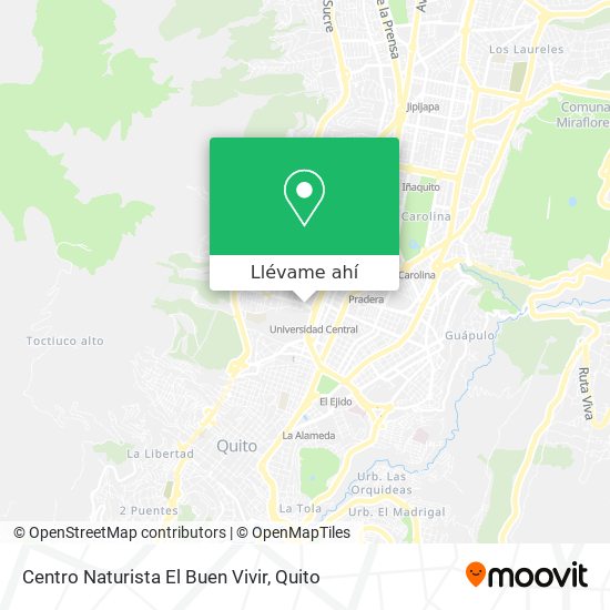 Mapa de Centro Naturista El Buen Vivir