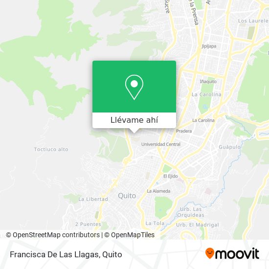 Mapa de Francisca De Las Llagas
