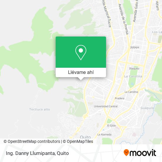Mapa de Ing. Danny Llumipanta