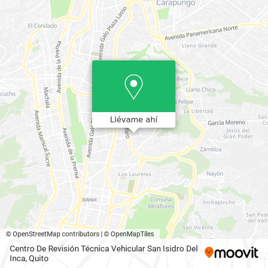Mapa de Centro De Revisión Técnica Vehicular San Isidro Del Inca