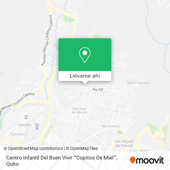 Mapa de Centro Infantil Del Buen Vivir ""Copitos De Miel""