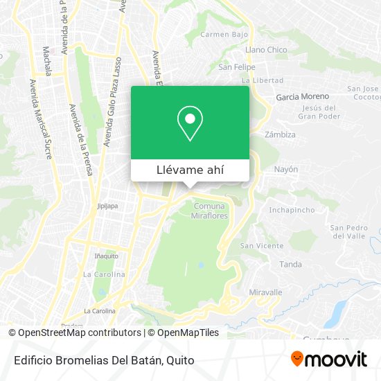 Mapa de Edificio Bromelias Del Batán