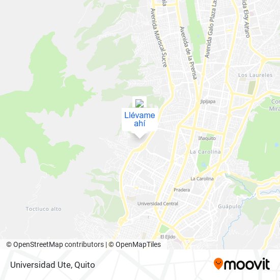 Mapa de Universidad Ute