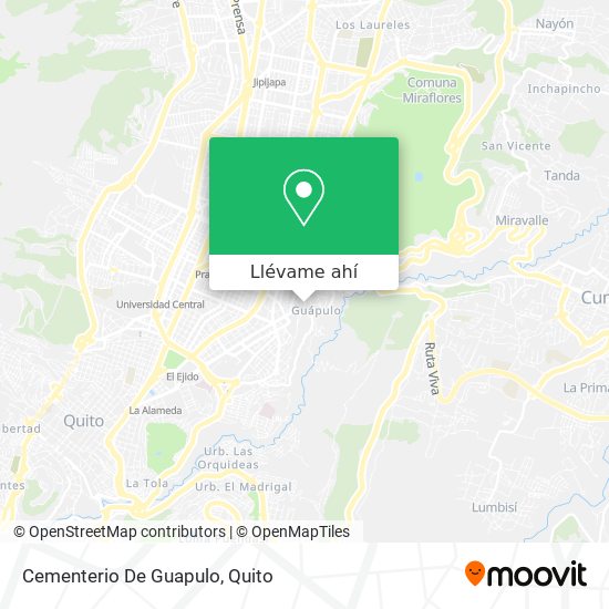 Mapa de Cementerio De Guapulo