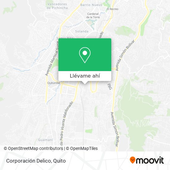 Mapa de Corporación Delico