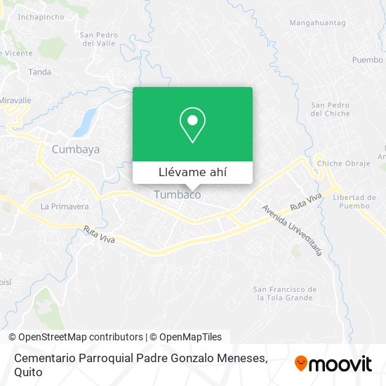 Mapa de Cementario Parroquial Padre Gonzalo Meneses