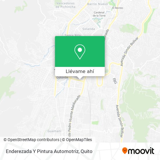 Mapa de Enderezada Y Pintura Automotriz