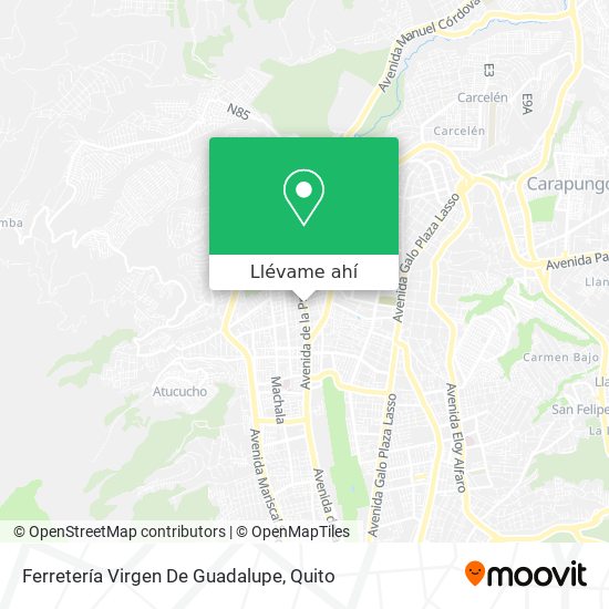 Mapa de Ferretería Virgen De Guadalupe