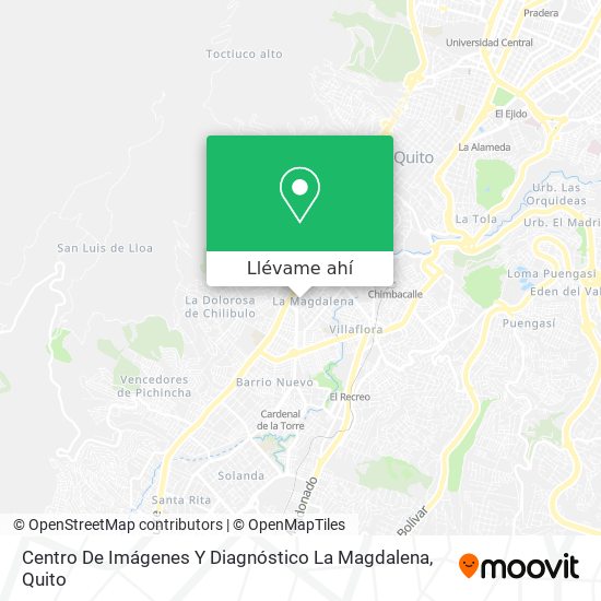 Mapa de Centro De Imágenes Y Diagnóstico La Magdalena