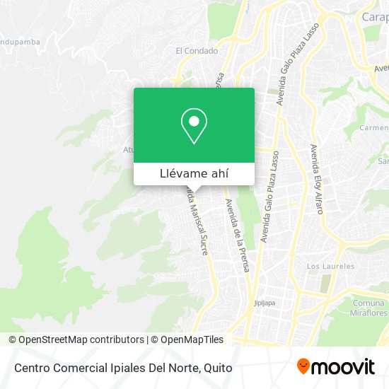 Mapa de Centro Comercial Ipiales Del Norte