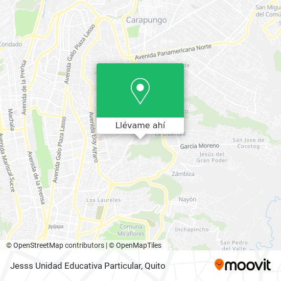 Mapa de Jesss Unidad Educativa Particular